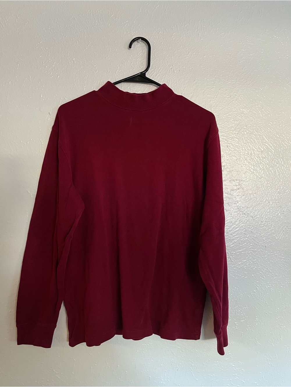Saddlebred Men's Turtleneck Sweater in Burgundy